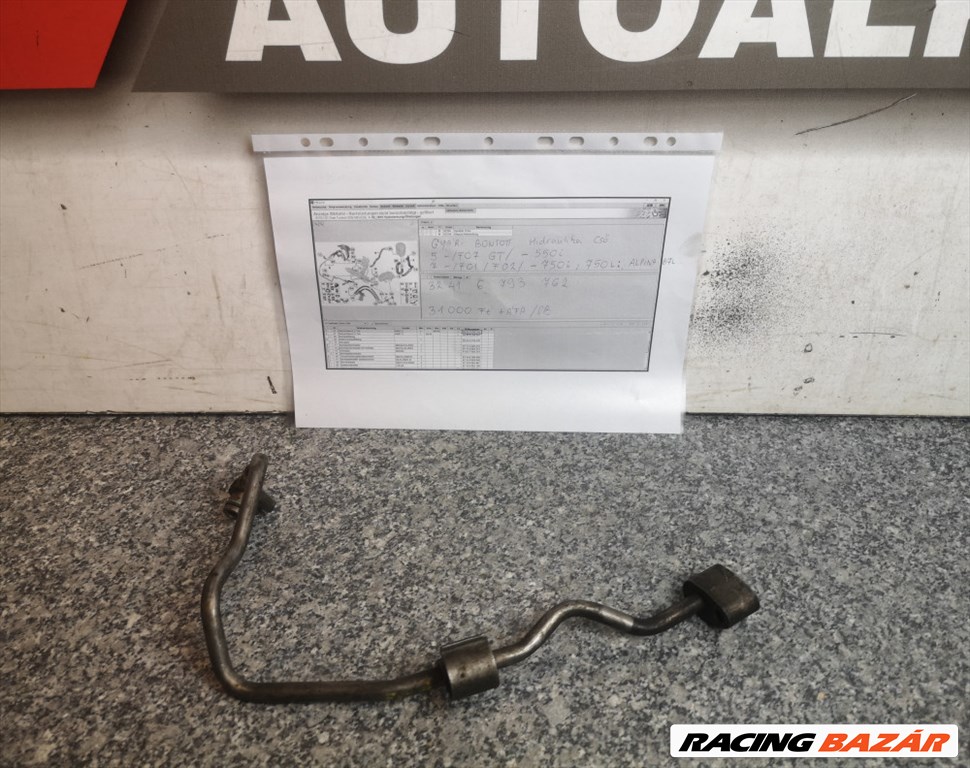 [GYÁRI BONTOTT] BMW - HIDRAULIKA CSŐ - 5-ÖS ; 7-ES / F07 GT - 550i ; F02 - 750i ; 750L ; ALPINA B7L - 32416793762 2. kép